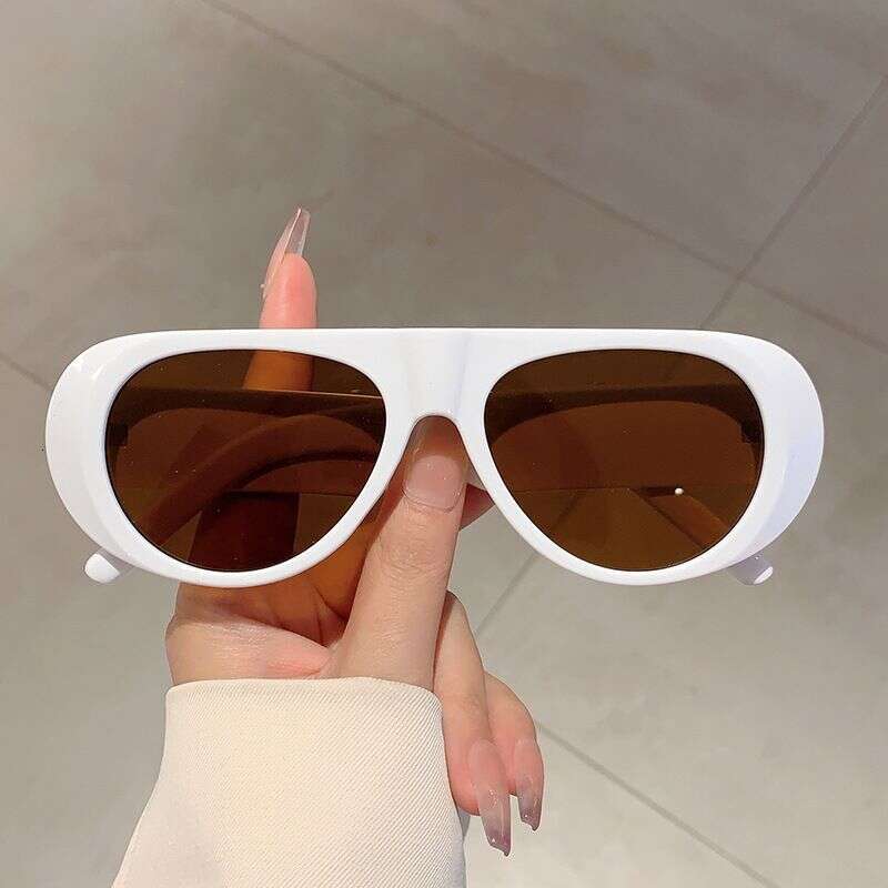 Men's And Women's 2024 New Outdoor Riding Driving Street Shooting Concave Shape Simple Versatile Anti-ultraviolet Sunglasses