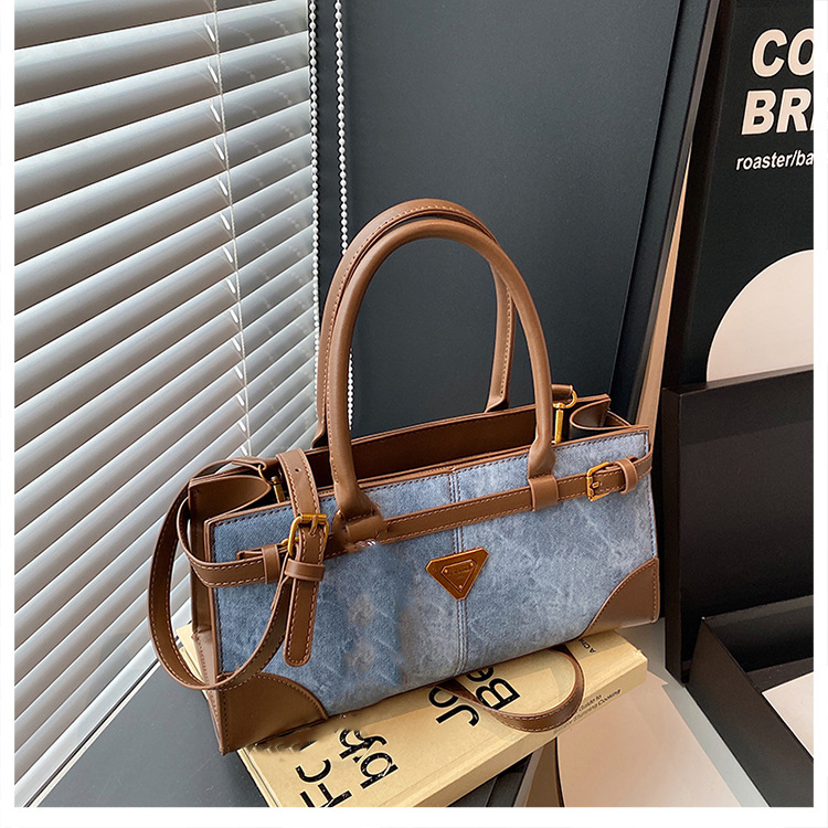 Women's Stylish and Casual Handheld Briefcase 2025 Winter New Retro and High - end Single - shoulder Bag Korean - style Trendy Women's Bag