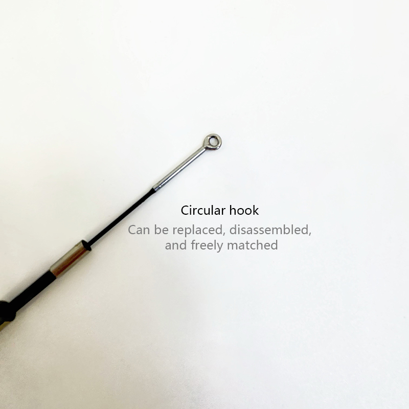 Three section cat teasing stick telescopic wholesale feather bell bucket cat stick head cat toy natural wild chicken fur cat toy