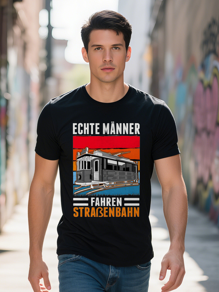 Casual Round Neck T-Shirt Print Design Men's Top a Gift for Men 2459d