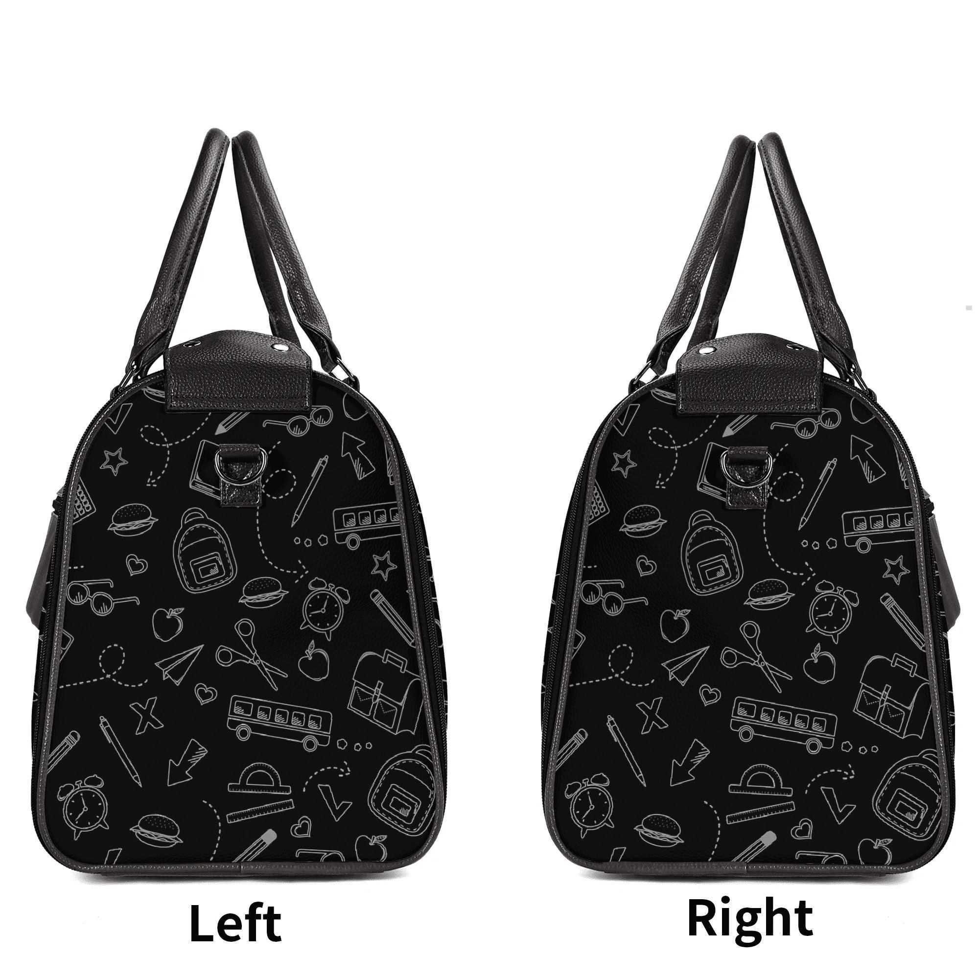 NXY Personalized Leather Duffle Bag black Gym Bags For Men Women Designer Fashion Crossbody Bags Luxury Large Handbags