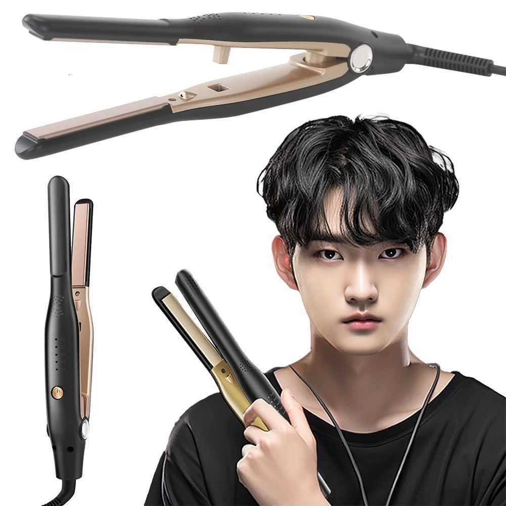 2 In 1 Ceramic Flat Iron Hair Crimper Electric Straightener Flat Iron Negative Ion Straight Curling Iron Plates Corrugation Hair Care W250814