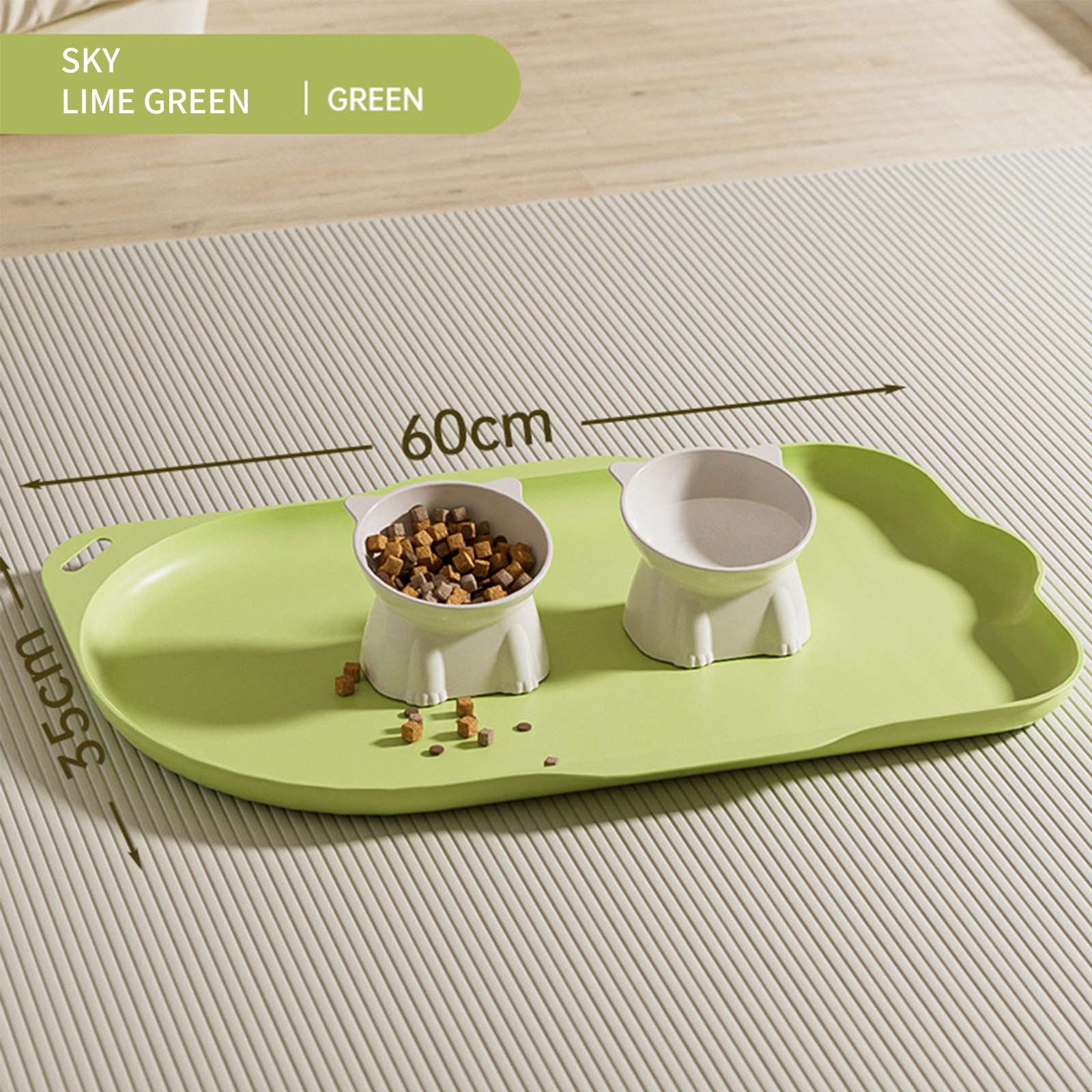 Pet meal mat waterproof, anti fouling, anti slip, cat bowl mat large food cleaning mat pet supplies cross-border dropshipping