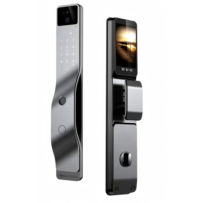 Smart Door Lock with Facial Recognition, Fingerprint Lock, Camera, Biometric Door, Smart Digital Lock RUBINHR F7