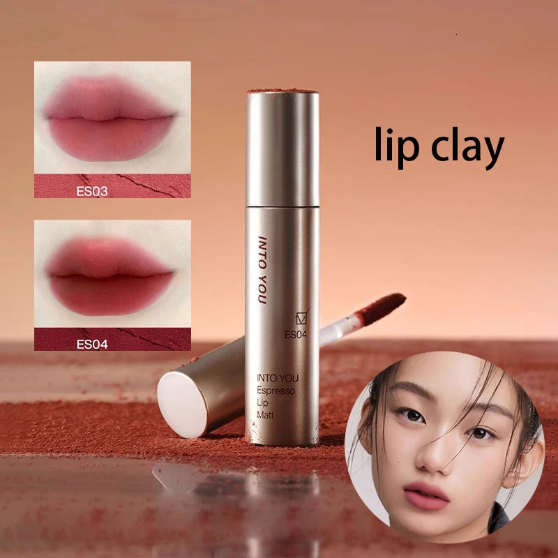 INTOYOU Matte Lipstick Longlasting Lip Clay Velvet Waterproof Lip Gloss Non-sumdge Non-stuicky Lip Stain Espresso Lips Makeup 250812
