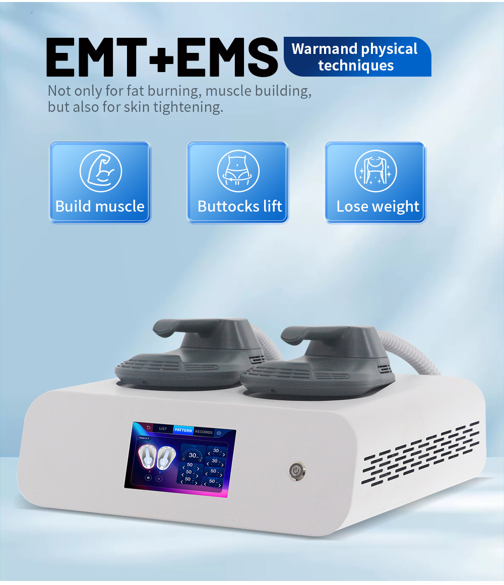 EMS New 15 Tesla 6500W Hi--Emt Portable Muscle Slimming And Weight Loss Engraving Body Sculpting Machine Salon