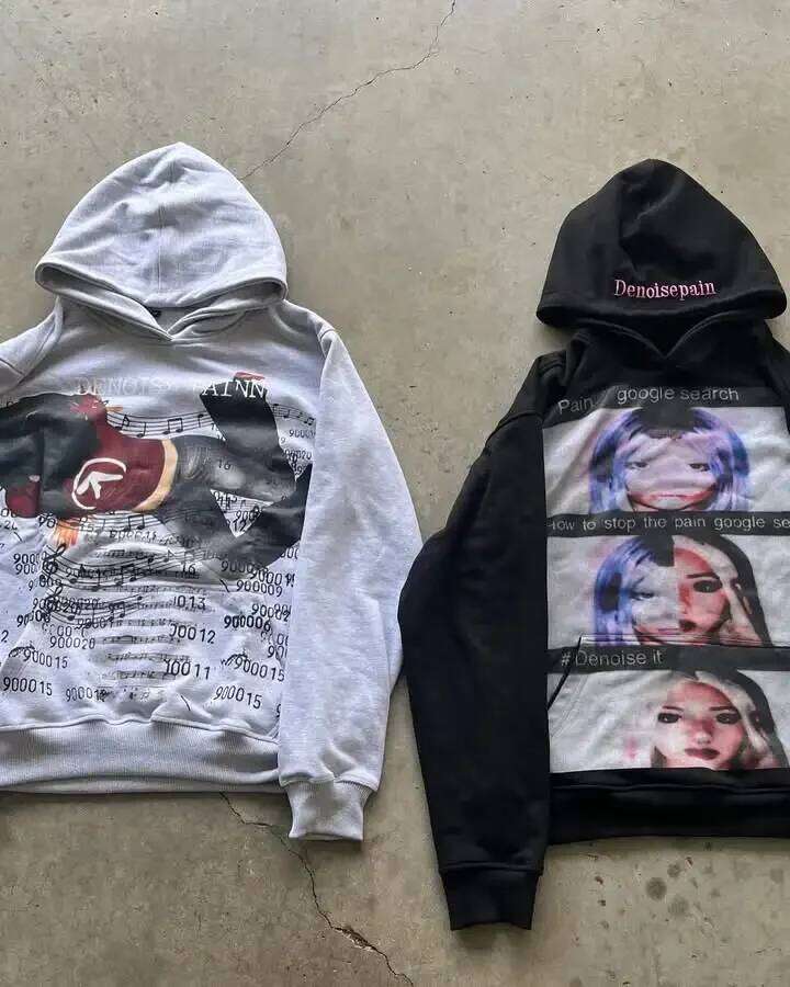 Haruku Casual Print Hoodies Women Grunge Streetwear Sweatshirt Tops Goth Y2k Oversized Hoodie Clothes Tracksuit Men Clothing