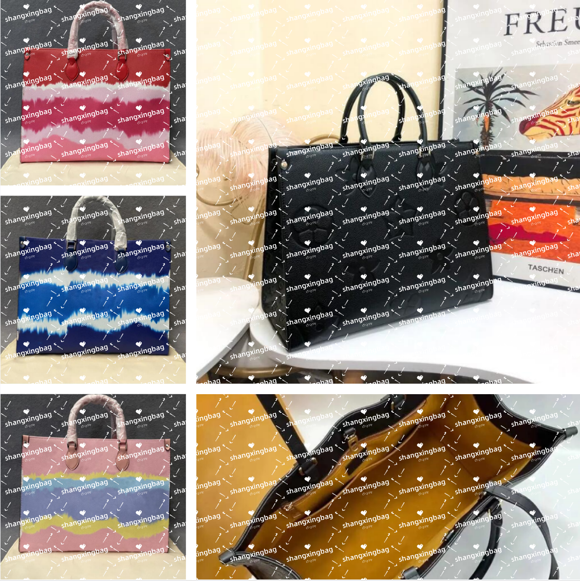 Designer Bag Flower Large Capacity Tote Bag Fashion Women Shoulder Bags Lady Crossbody Handbag Female backpack Purse