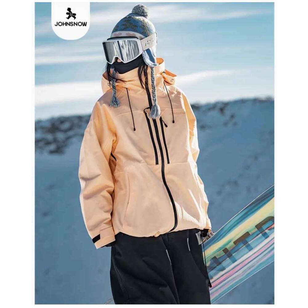 John Snow 2025 New Winter Men And Women's Jacket Breathable Waterproof Snowboarding Clothing Outdoor Sports Warmth Ski Coat