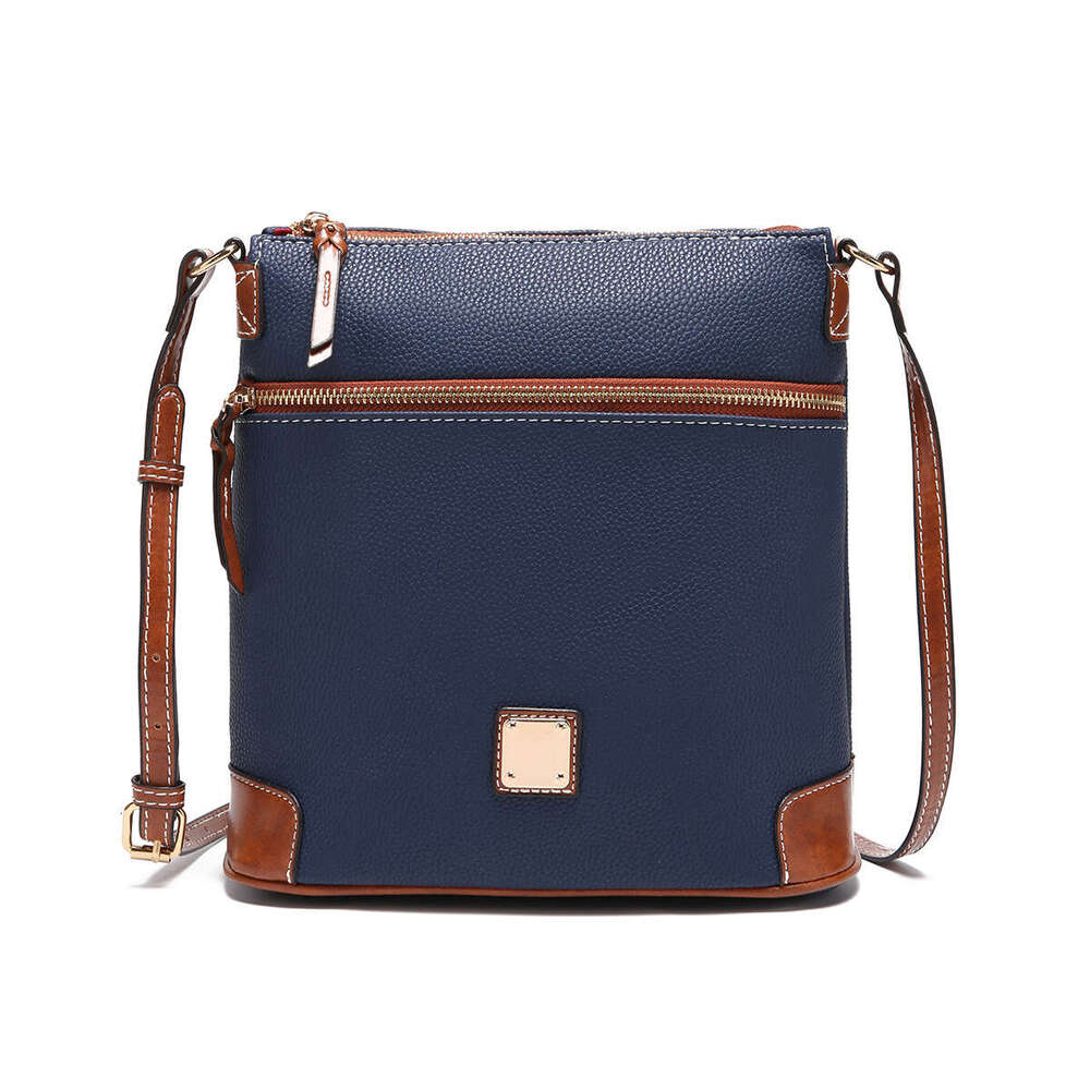 Pebble Lychee Grain Texture Crossbody Women's Bag Multicolor