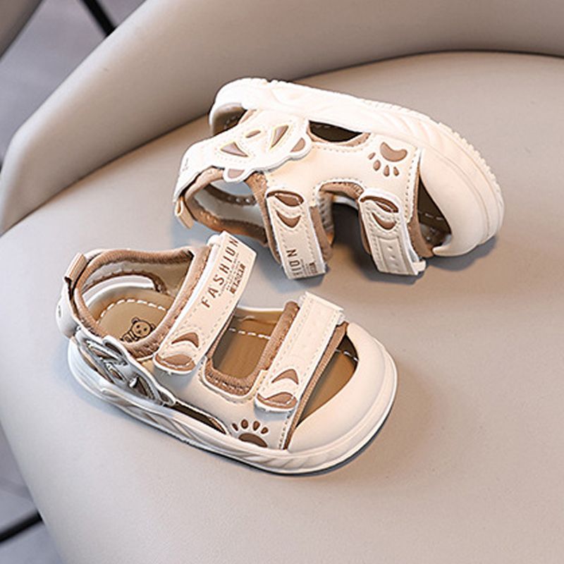 Kids Beach Sandals Toddler Summer Fashion New Boys Soft Soles Beach Sandals Kidsnest Non-slip Infant Girl Slides Baby Walking Sandals Shoes Sizes US1C