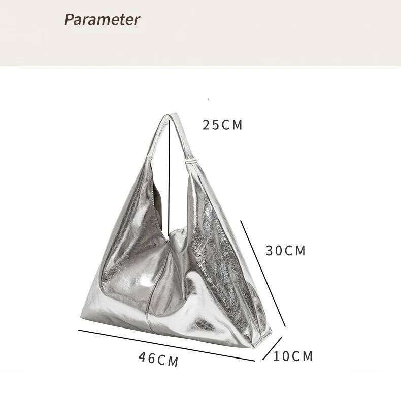 Oil Waxed Skin Women Handbag Fashion Female Shoulder Large Capacity Casual Big Totes Lady Hobos Bag Bolsa Feminine Sier