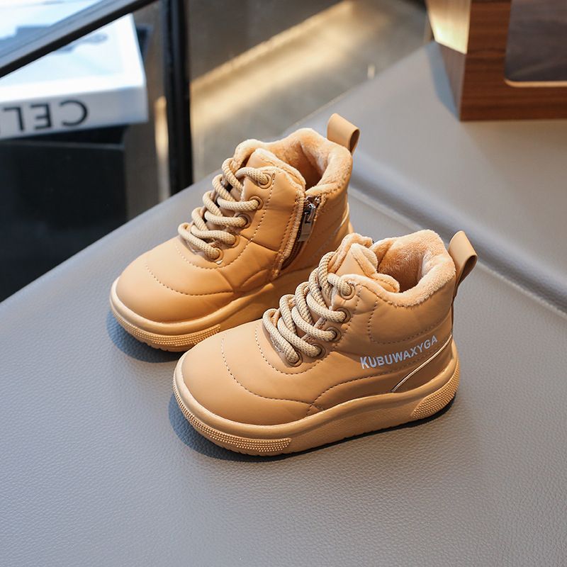 Fashion Children Snow Boots Youth Warm Thick Bottom Girls Cotton Boots Toddler Winter New Non-slip Boys Casual Shoes Comfortable Kid's Boot Sizes