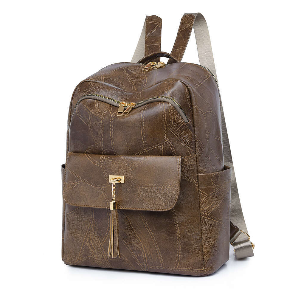 Women Tassel Decoration Large Bags Designer Tote Capacity 2025 New Travel Commuter Bag Ladies Backpack