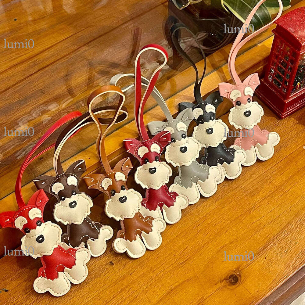 Fashion bag pendants Puppy PU Creative Dog Bag Cartoon Leather Pendant Small Gift