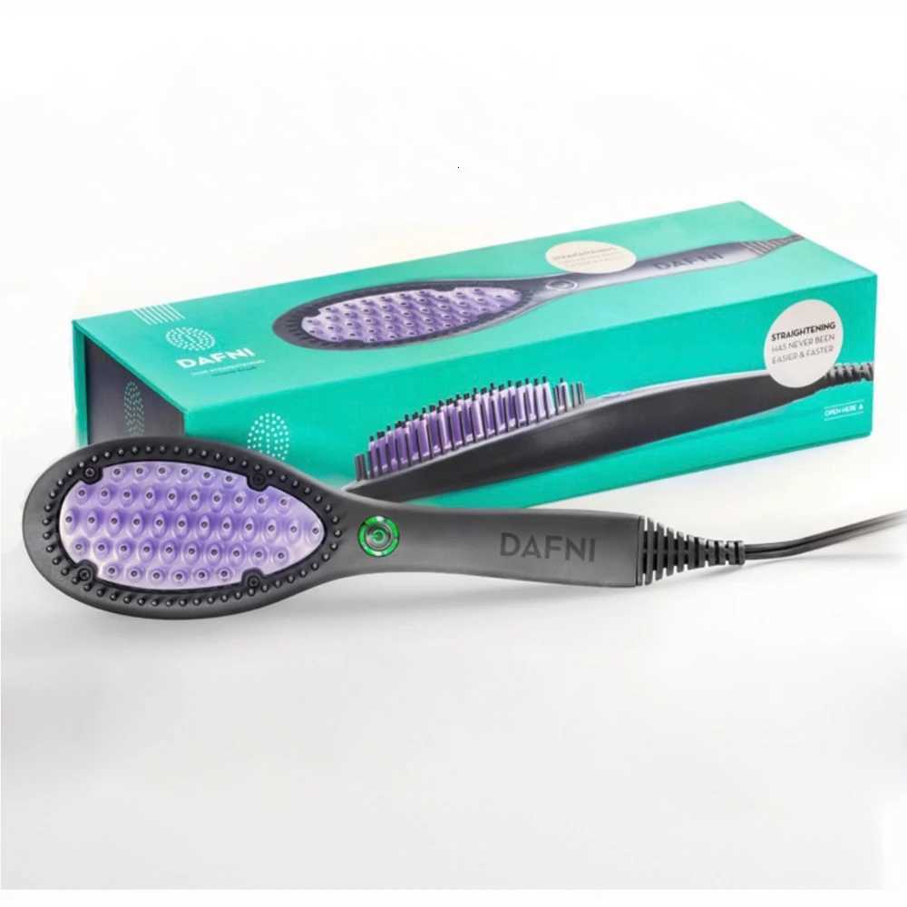 Electric Ceramic Anti-Scald Hair Brush Straightener Comb PTC Fast Heating Straight Hair Straightening Curling Brushes W250814