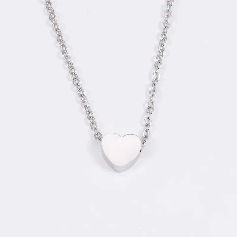 K Gold Plated Heart Necklace |Silver Plated Necklace Cute Dainty Love Pendant Necklaces for Women Gift for Girls Gift for Women 250812