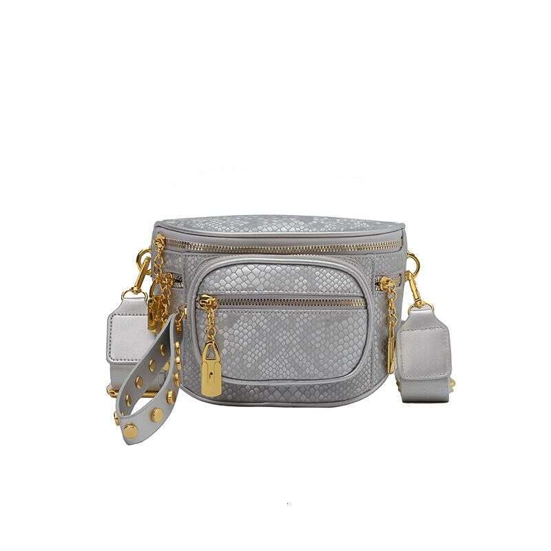 Light Texture Crossbody Women's Fashion Niche Design 2025 Chest Multi-pocket Casual Shoulder Bag