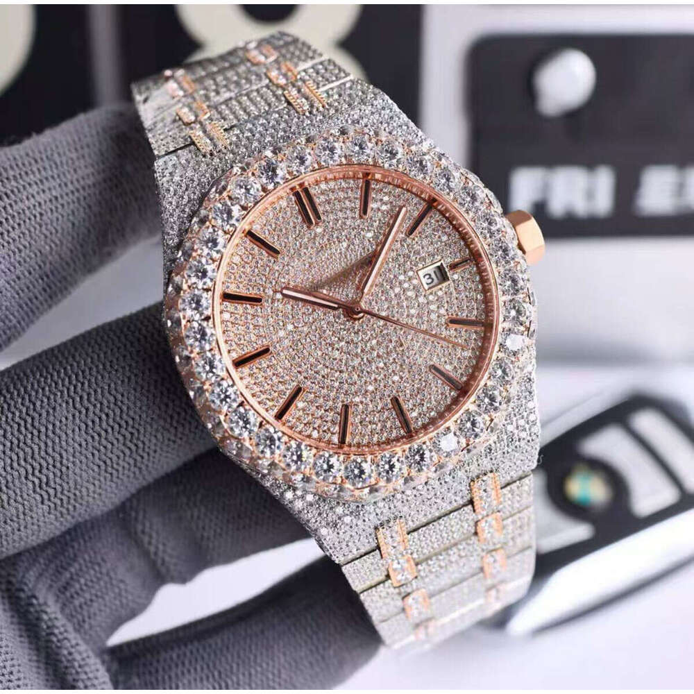 Moissanite Dia Studded Iced Out Hip Hop Buss Down Watch, Stylish wristwatch, Men's Women's Watches Fast home deliveryHigh-quality watch