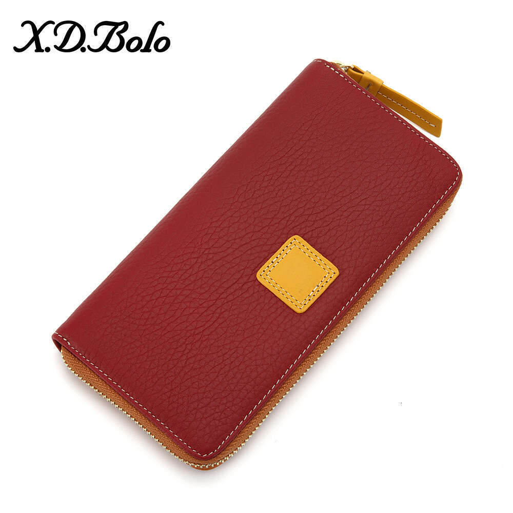 New Top Layer Cowhide Capacity Wallet Long Style Women's Large Cash Clip designer wallet B5 B5