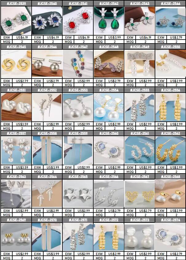 Prata al por Mayor Cuff Aretes Large Pure Sier Exaggerated Crystal Fashion Earrings