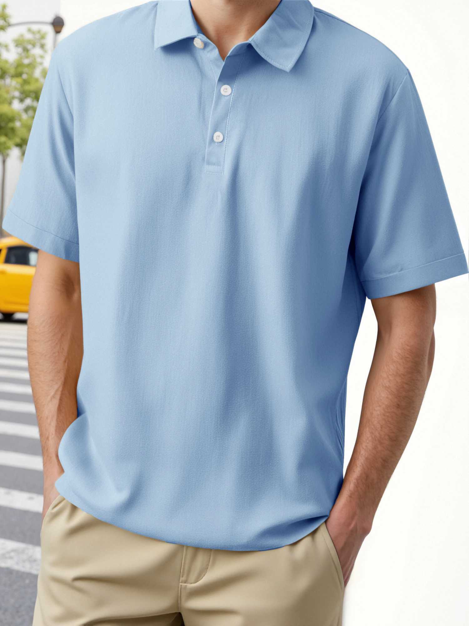 Mens Cotton and Linen Casual Polo Shirt Casual Beach Short Sleeve Solid Color Male Tops T-shirts Vintage Streetwear XJ250804