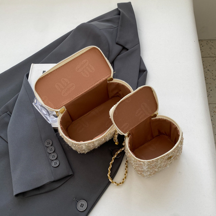 Wool Fashion Women's Shoulder Crossbody Bag Free Shipping Designer New Luxury Mini Handbag Autumn And Winter Casual Chain Casual Makeup Bag