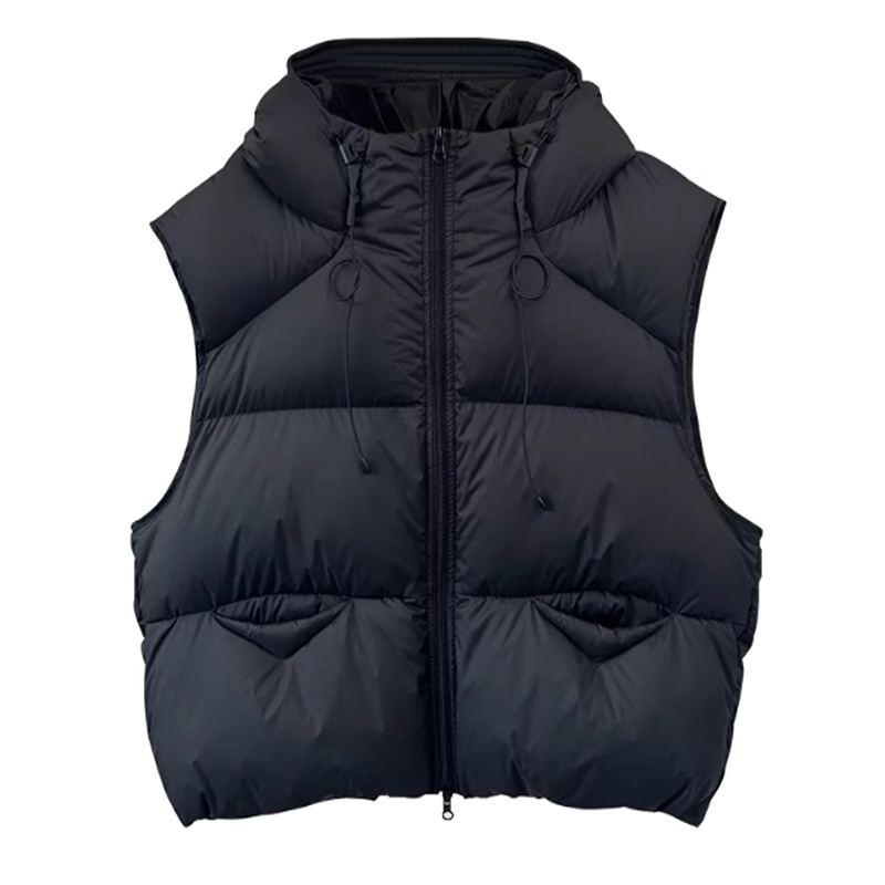 Korean version drawstring waist cinching slimming versatile mid length camisole jacket for women