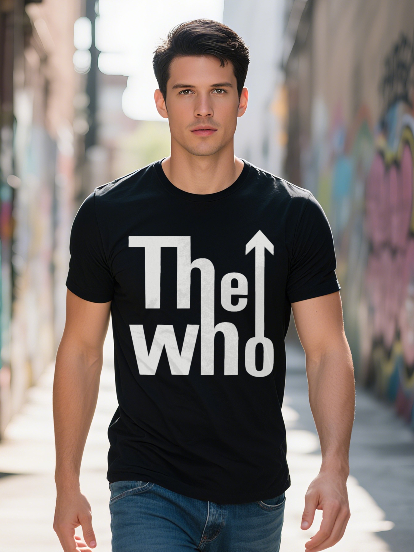 Funny Men s Graphic Tee Vintage Black Casual Summer Short Sleeve Shirt with Unique Letter Design 730af