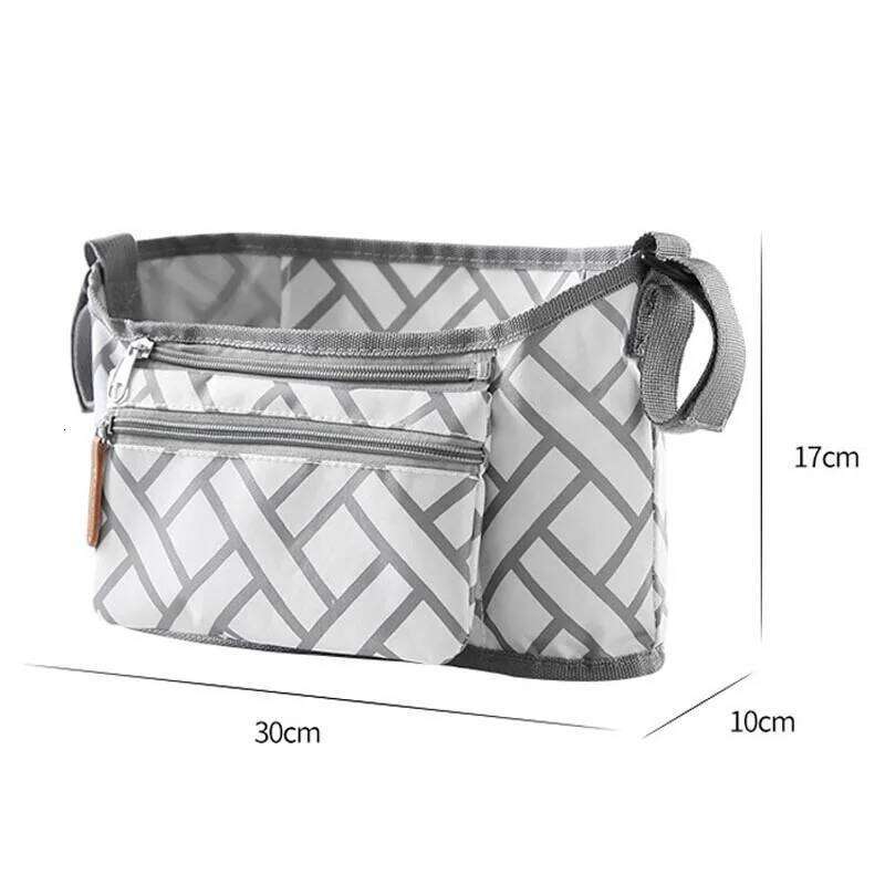 Storage Mommy Large Capacity Travel Hanging Bag Phone Bottle Holder Pram Diaper Bags Baby Stroller Accessories