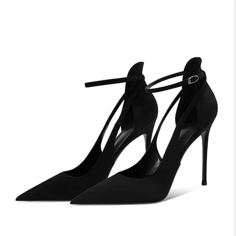 2025 Fashion New Super High Heels Sexy Sandals Summer Pointed Toe Women Shoes Pumps Slippers Elegant Wedding Dress Zapatillas W250814