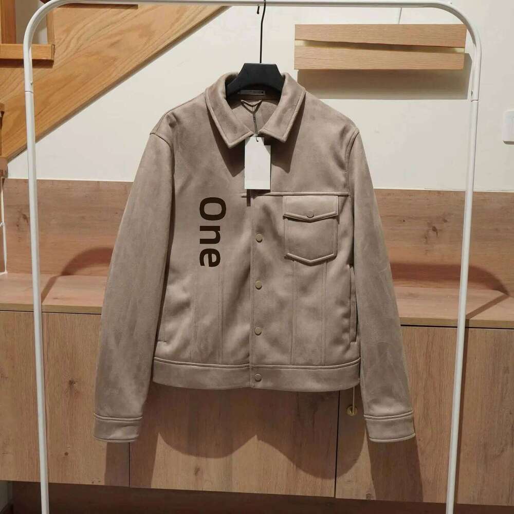 Vintage American Style Men's Cropped Casual Thin Summer Jacket With Pocket Veet Surface For Wholesale