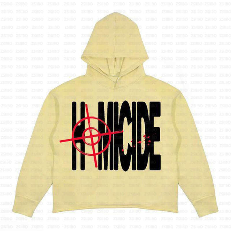 Unique Street Style Hip-Hop Gothic Hooded for Men with Letter Print and Women's Sweatshirt