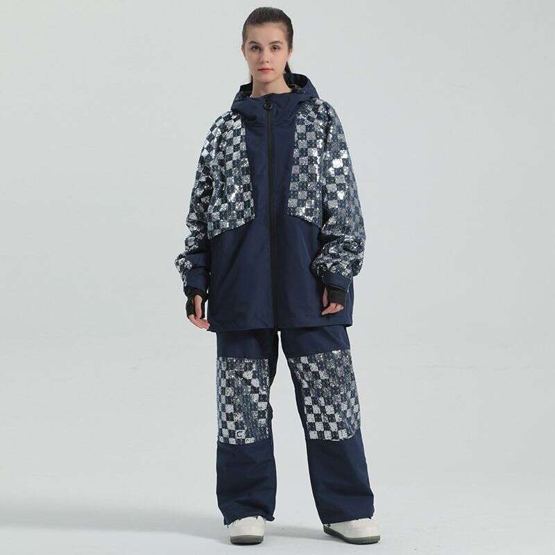 Women's Ski New Waterproof Windproof Warm Pants Outdoor Sports Large Size Men's Snow Suit