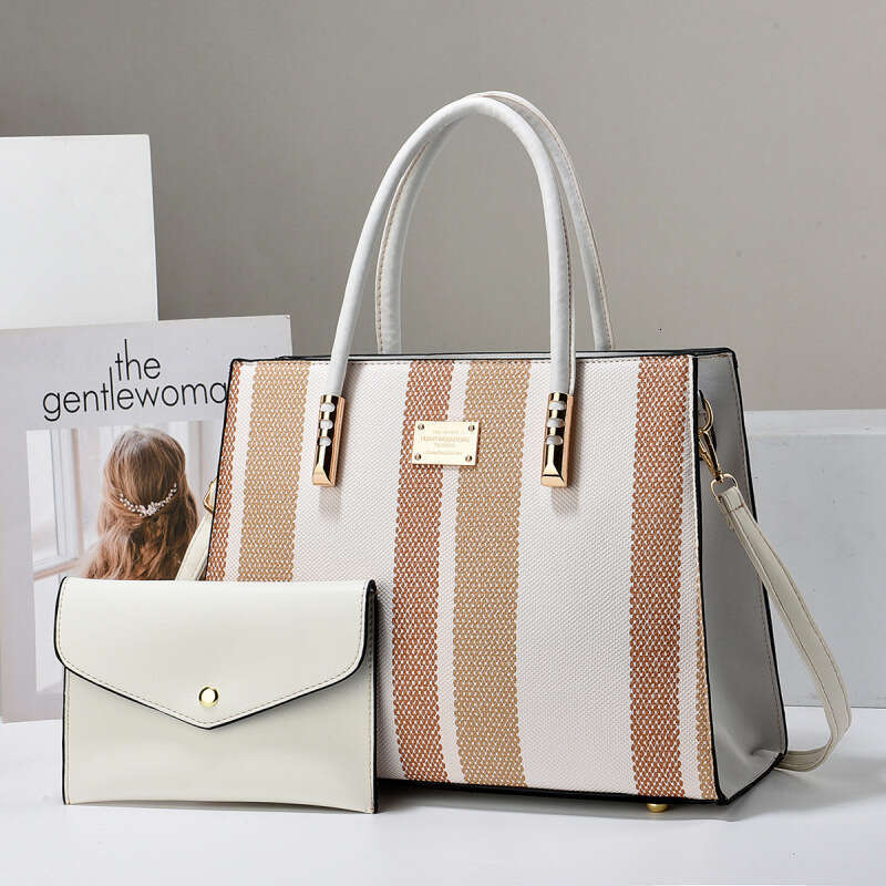 2025 New Trendy Fashion Mother-Daughter Bag Large Capacity Color-Block Handbag Shoulder Crossbody Bags