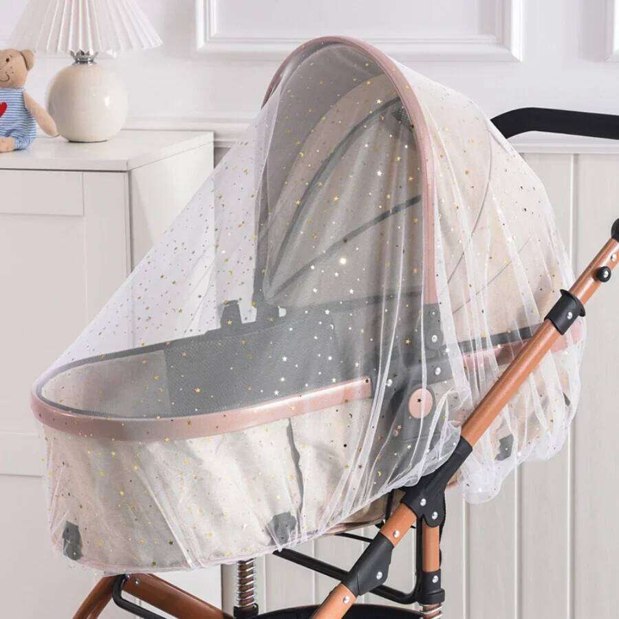 Universal Baby Sunshades Mosquito Bys Insect Fly Net Protection Cover for Stroller Pushchair