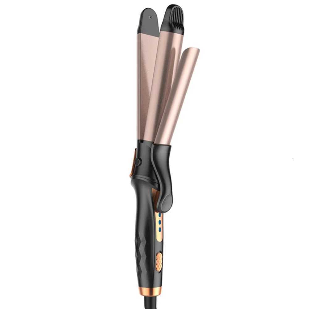 2 in 1 Hair Styling Flat Iron Hair Straightener Curling Iron Ceramic Ionic Hair Curler Fast Heating Hair Styler W250814