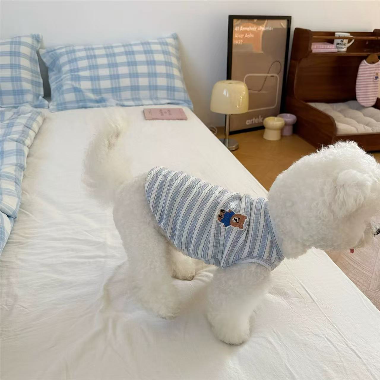 T934 Summer dog clothes spring and summer anti-hair loss small dog summer Teddy Bichon Maltese Schnauzer vest