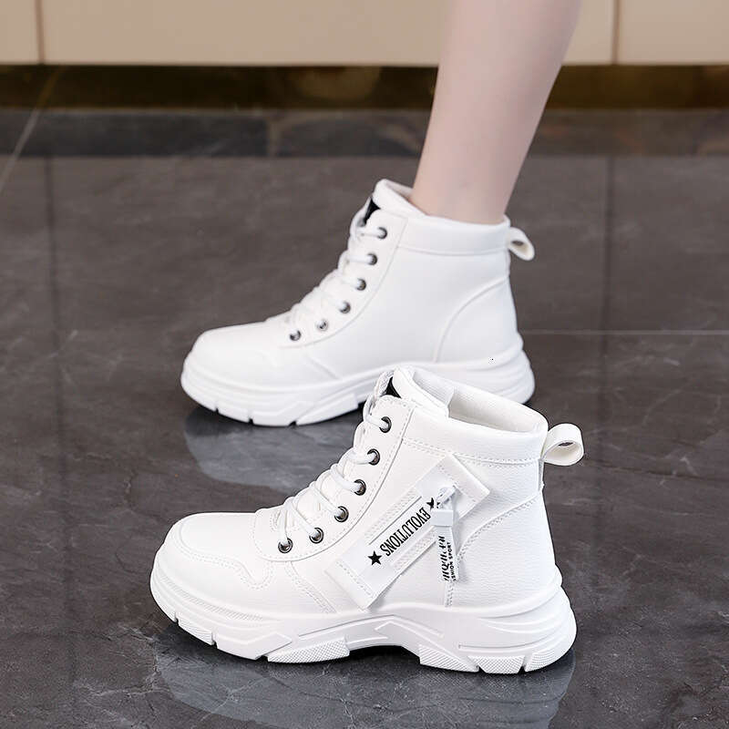 Martin Boots Women, Autumn and Winter New Short Boots, 2025 Sports Casual Thick-Soled Non-Slip High-Top Sneakers for Women L951-1