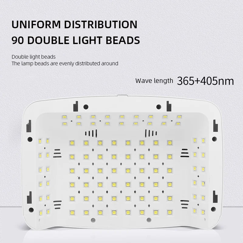 90LEDs Powerful UV LED Nail Lamp For Drying Nail Gel Polish Dryer With Motion Sensing Professional UV Lampe for Manicure Salon 250807