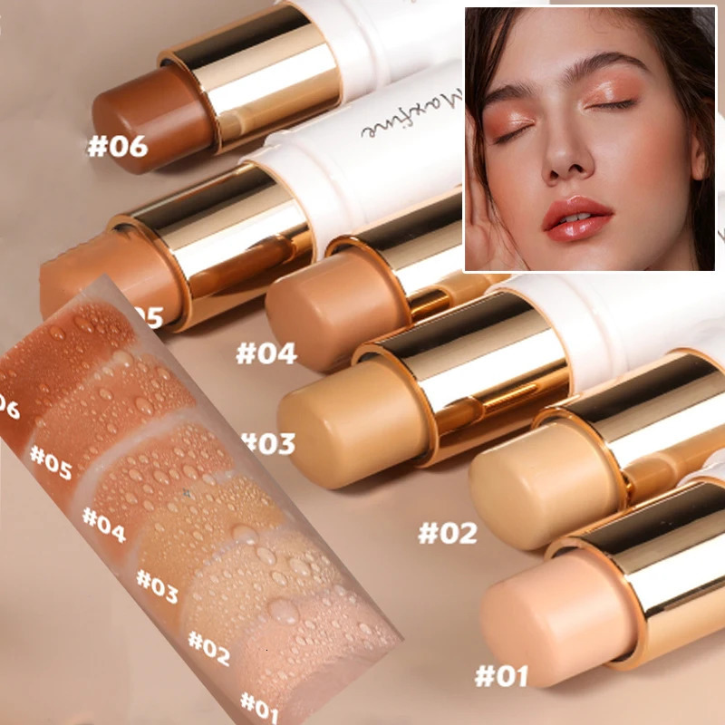 Cream Concealer Foundation Stick Oil Control Lasting Waterproof BB Cream Full Coverage Face liquid base korean makeup Cosmetics 250812