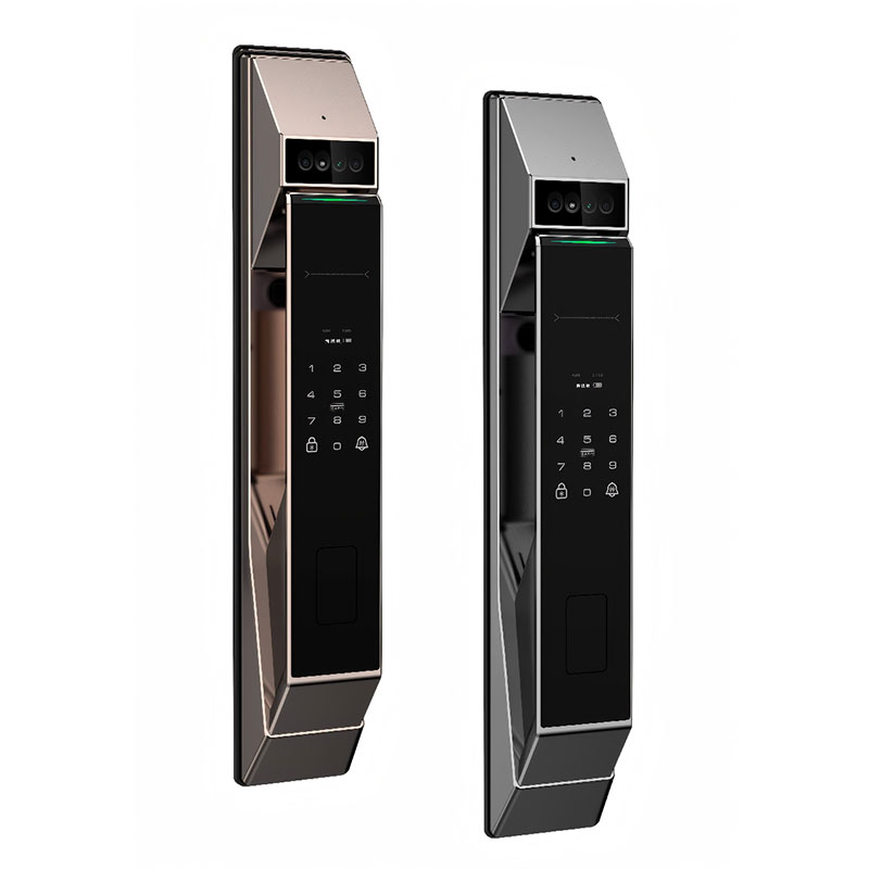 Fully Automatic Visual Intercom Face Recognition Smart Door Lock with Camera Digital Keyless Smart Lock RUBINHR X5