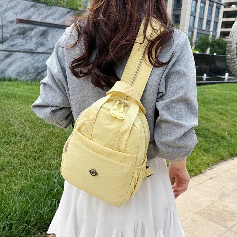 Outdoor Commuter Backpack Womens Three-Use Crossbody Bag 2025 Summer New Large-Capacity Handbag Backpack for Women XJ250814