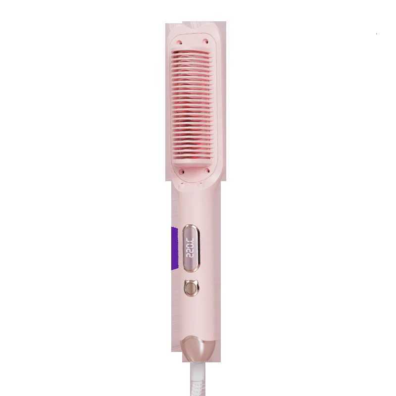 Hot Comb Straightener Hair Brush Hot Comb Electric Straightening Comb Curling Iron Hair Brush For Styling Fast Heating W250814