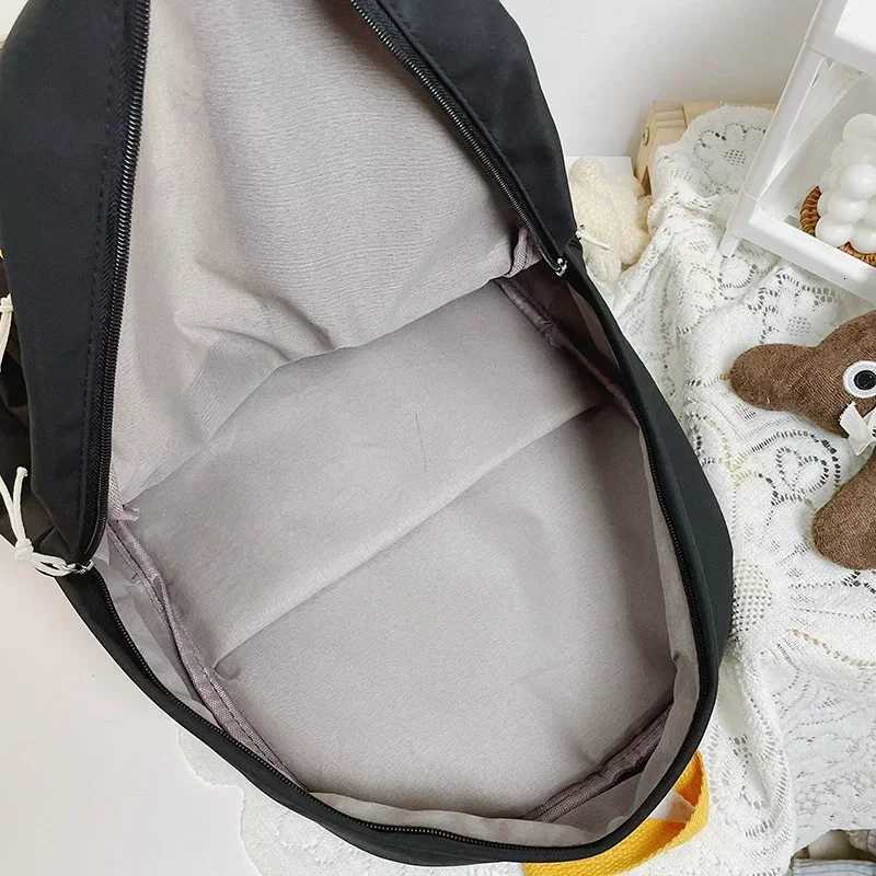 Korean Cute Cartoon Cat Womens Backpack Junior High School Students Large Capacity Nylon Waterproof Travel Backpack XJ250814