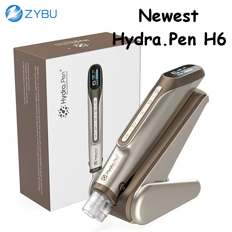 Hydra.Pen Original Face H6 Pen LED Light Microneedling Dermapen 2in1 Skin Care Tools Home Use Derma Hydra Pen Face MTS Meso Therapy Automatic Infusion