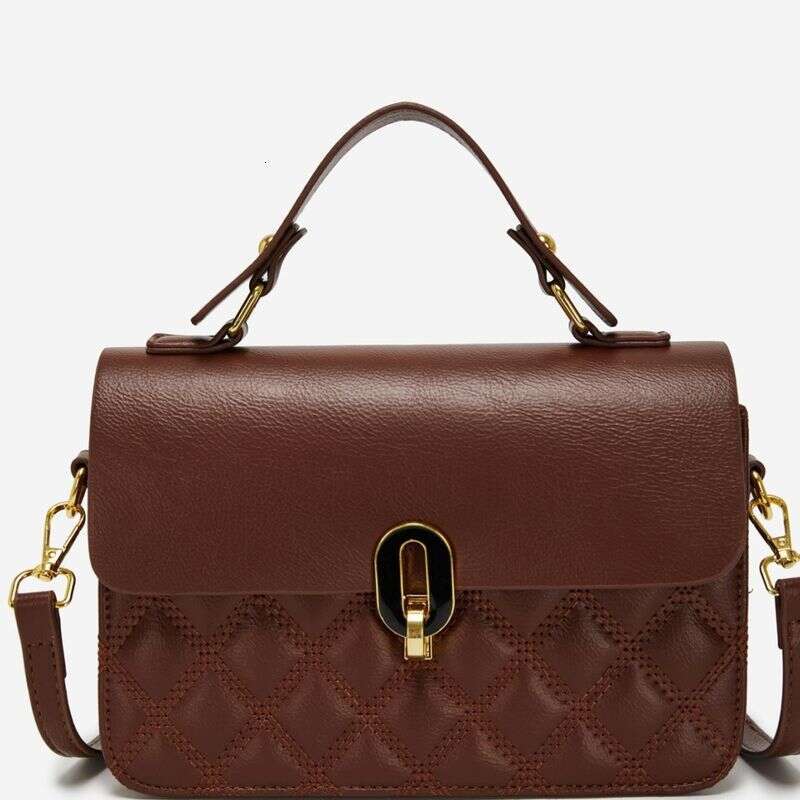 Light and high-end Lingge Korean style portable crossbody shoulder small square bag