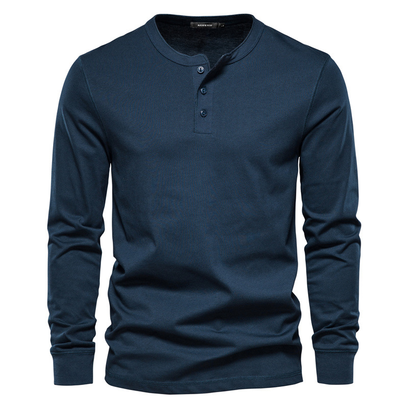 Mens designer t shirt Men's Long Sleeve T-Shirt Fashion Casual Round Neck Slim Fit Sportswear Top European size: S-2XL