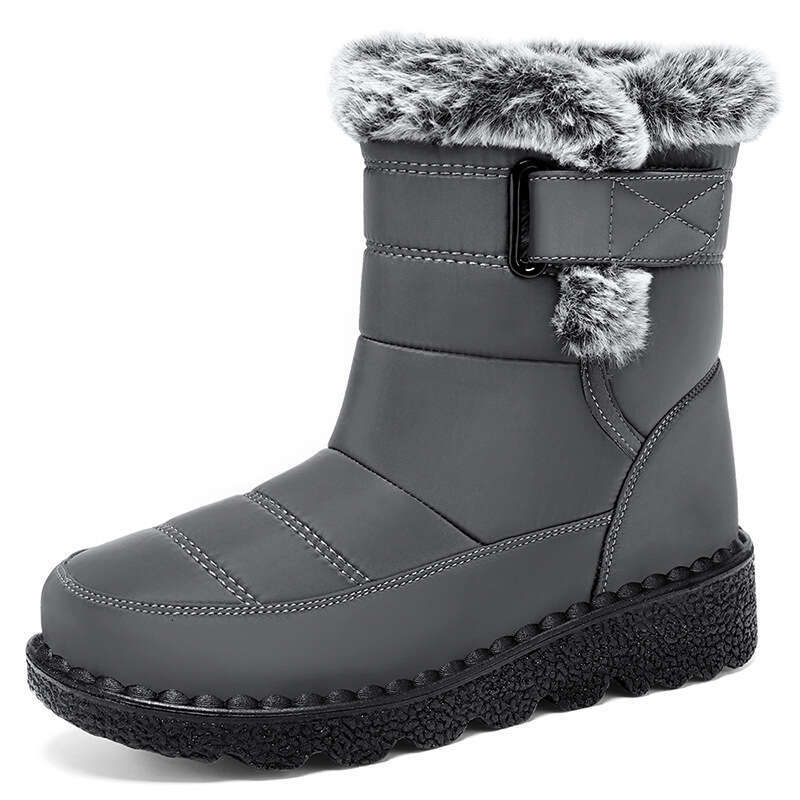 Women's Snow 2025 Winter New Thick-Soled Short Cold-Proof Cotton with Fleece Lining Warm Long Boots for Women