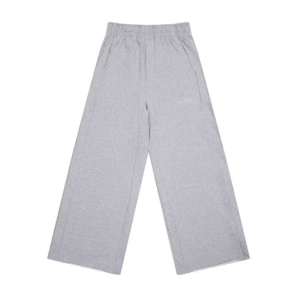 25FW New VTM American Style Trendy Brand Embroidered Letter Signature OS Loose Long Unisex Casual Pants